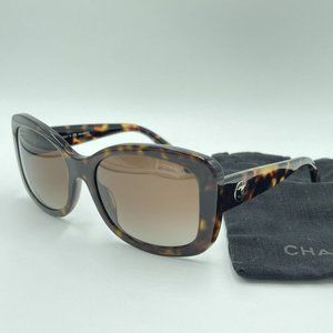 CHANEL Sunglasses CH5322 C.1172/S9 TORTOISE BROWN POLARIZED ITALY AUTHENTIC